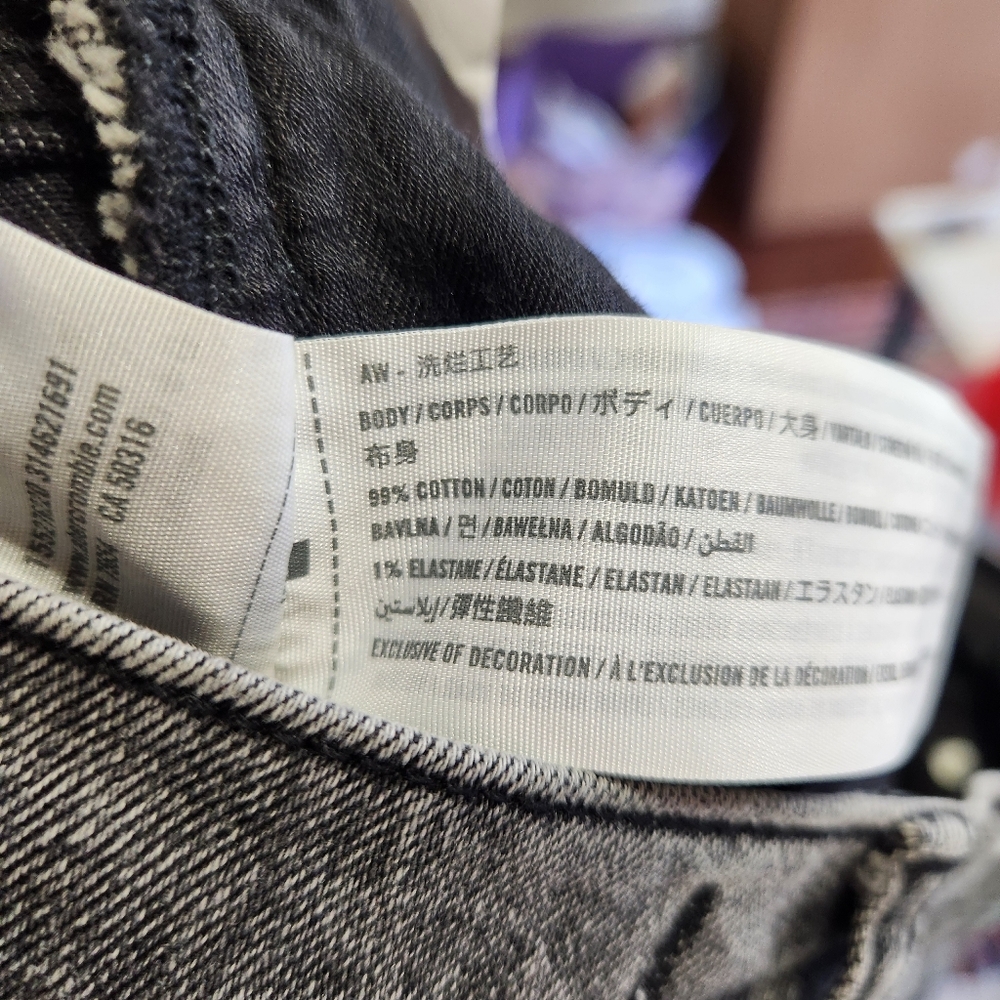 ABERCROMBIE & FITCH ankle straight jeans - Picture 7 of 7